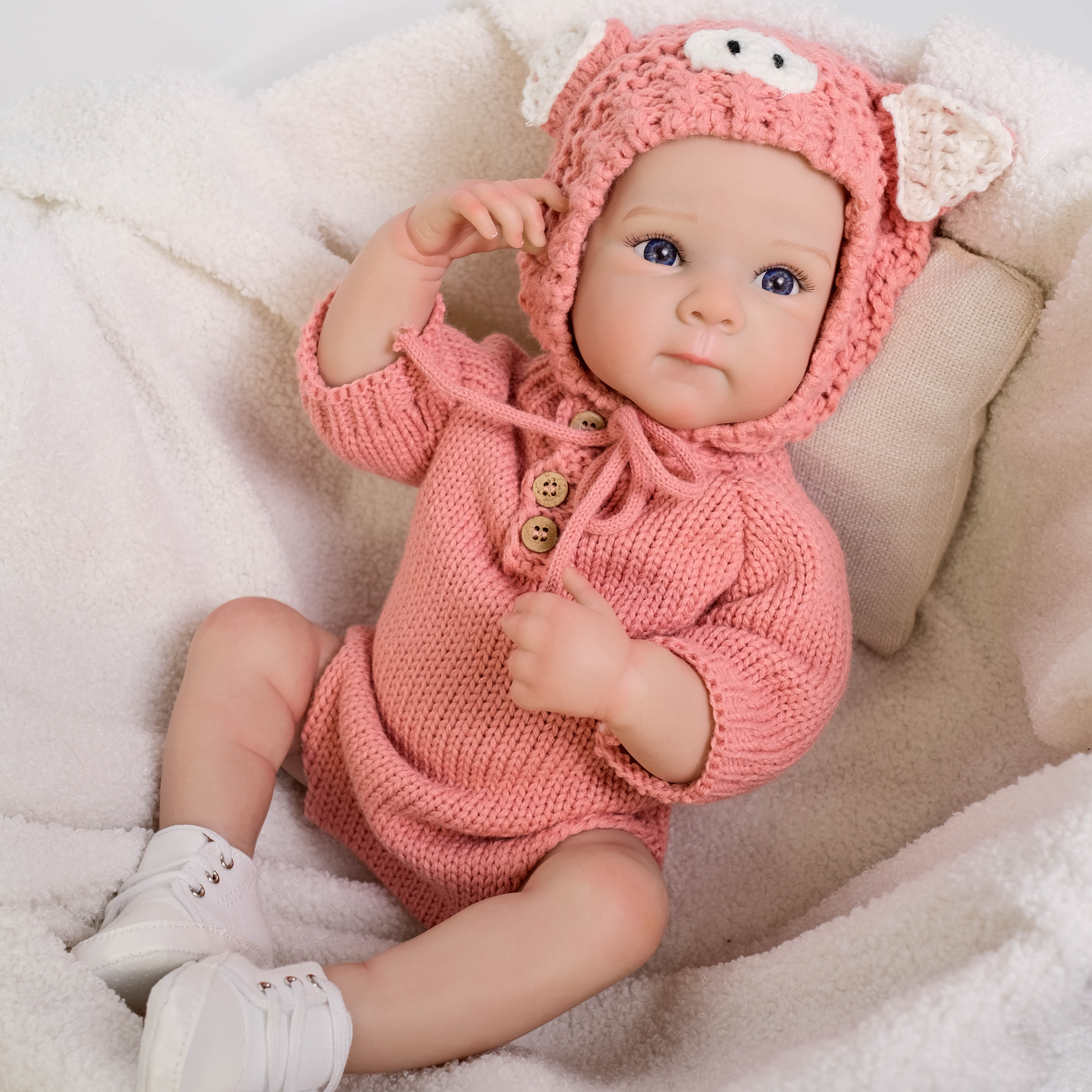 Bambola Reborn Estela in Silicone – 45 cm