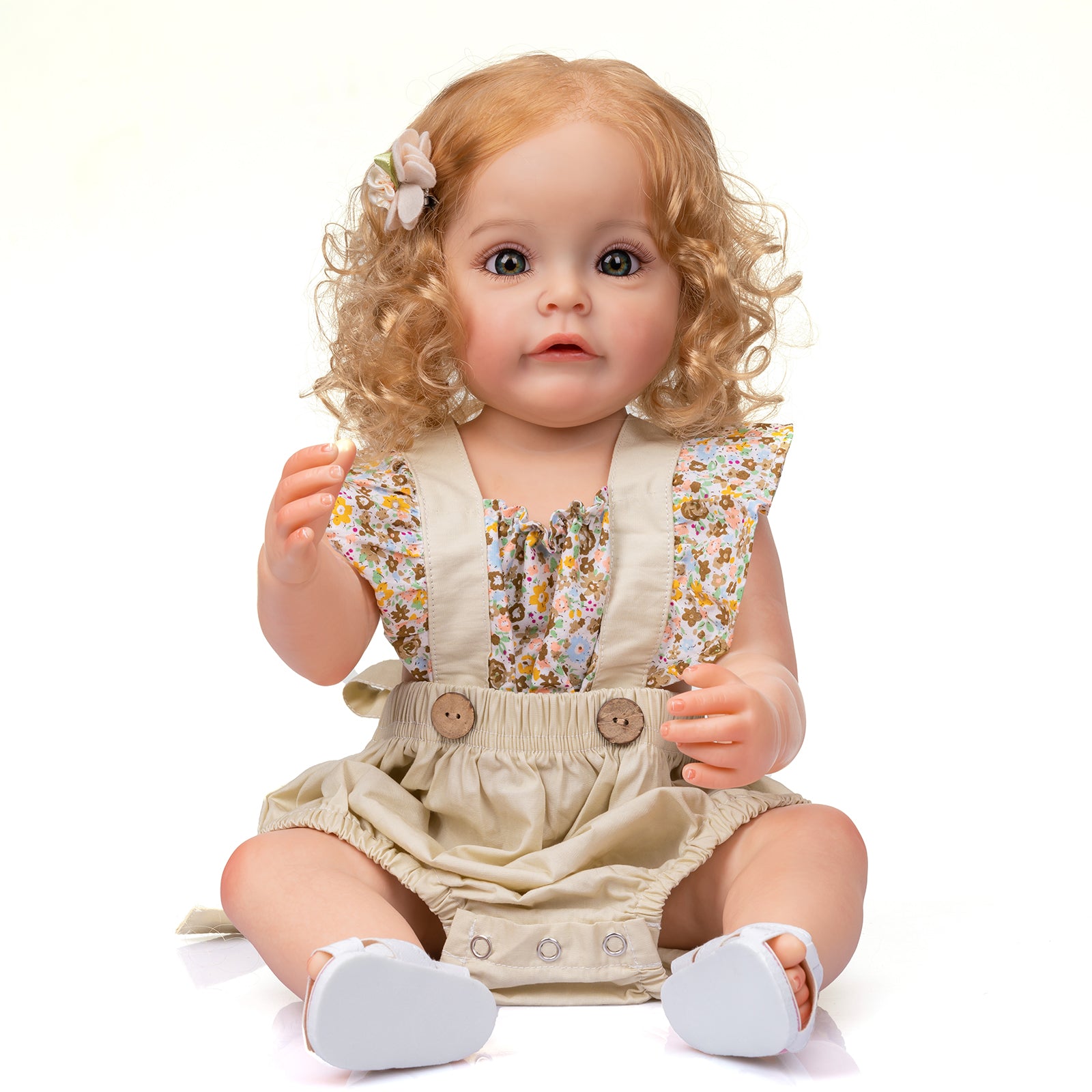 Bambola Reborn in Silicone Pieno Uxue – 55 cm, con Suono detail image 6