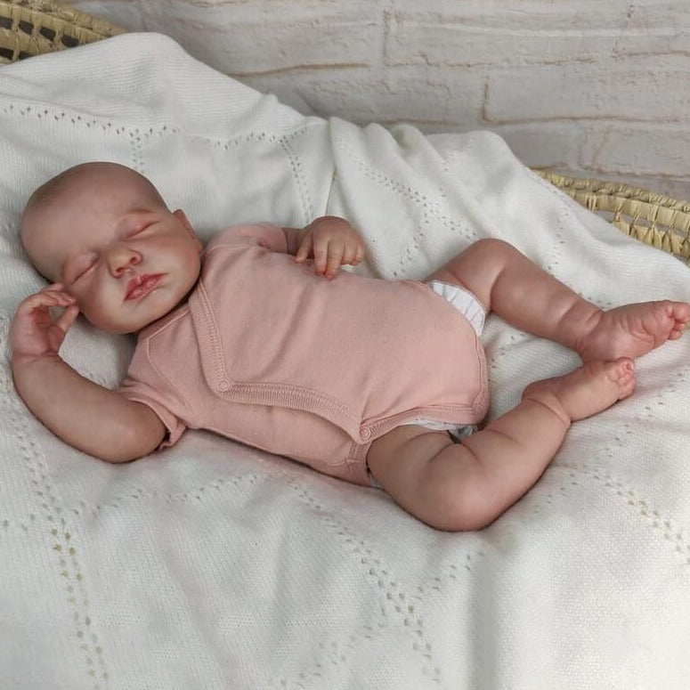 Bambola Reborn Dánae in Silicone – 50 cm